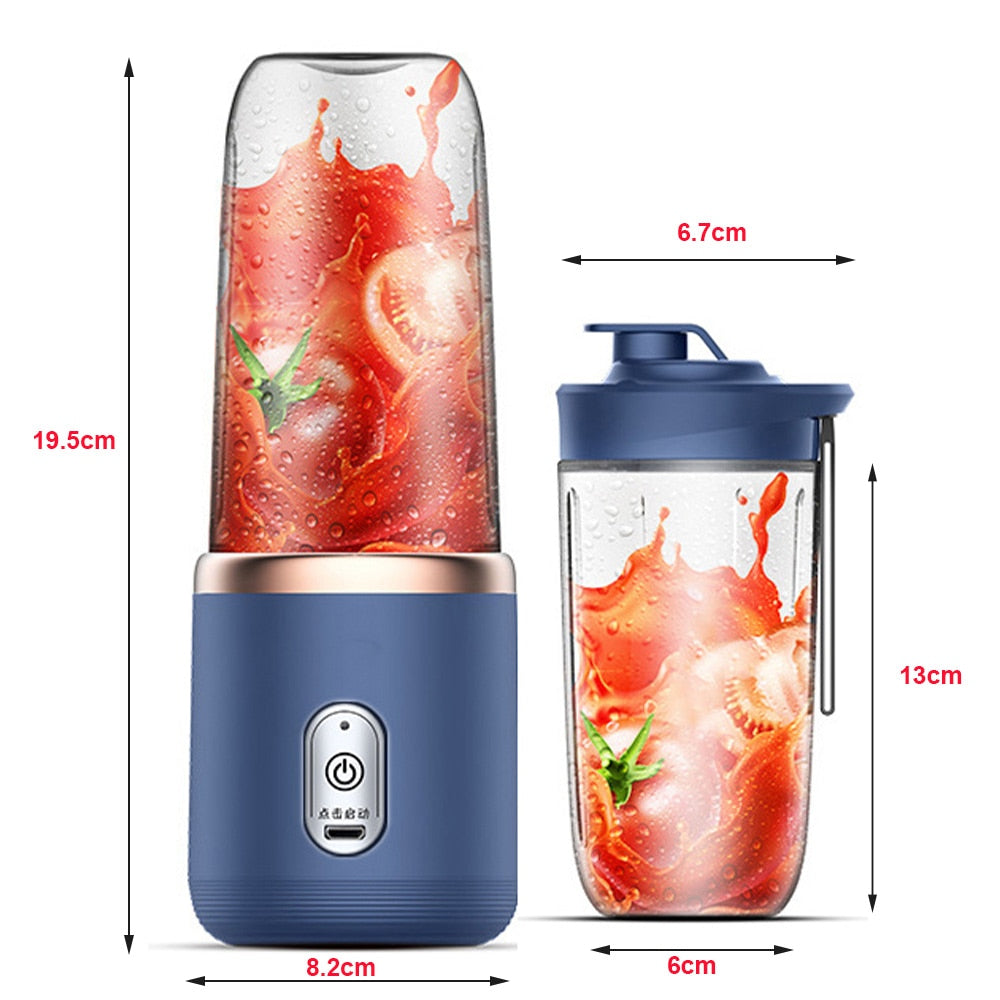 Portable Juicer Cup 6 Blades