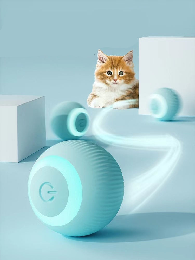 Jouets électriques à billes roulantes pour chat