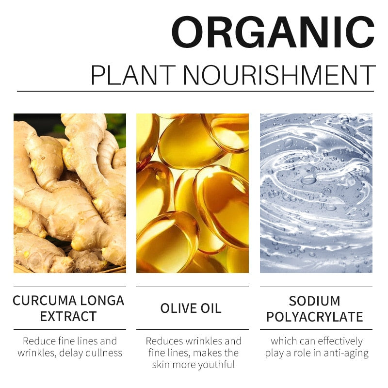 Sérum blanchissant pour le visage au curcuma