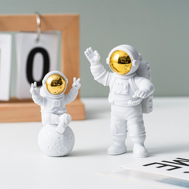 Astronaut and Moon Home Decor Set