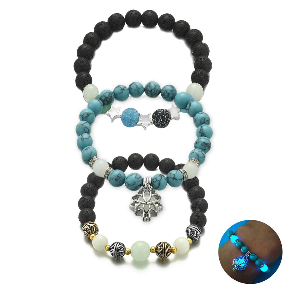 Glow in the Dark Charm Bracelets