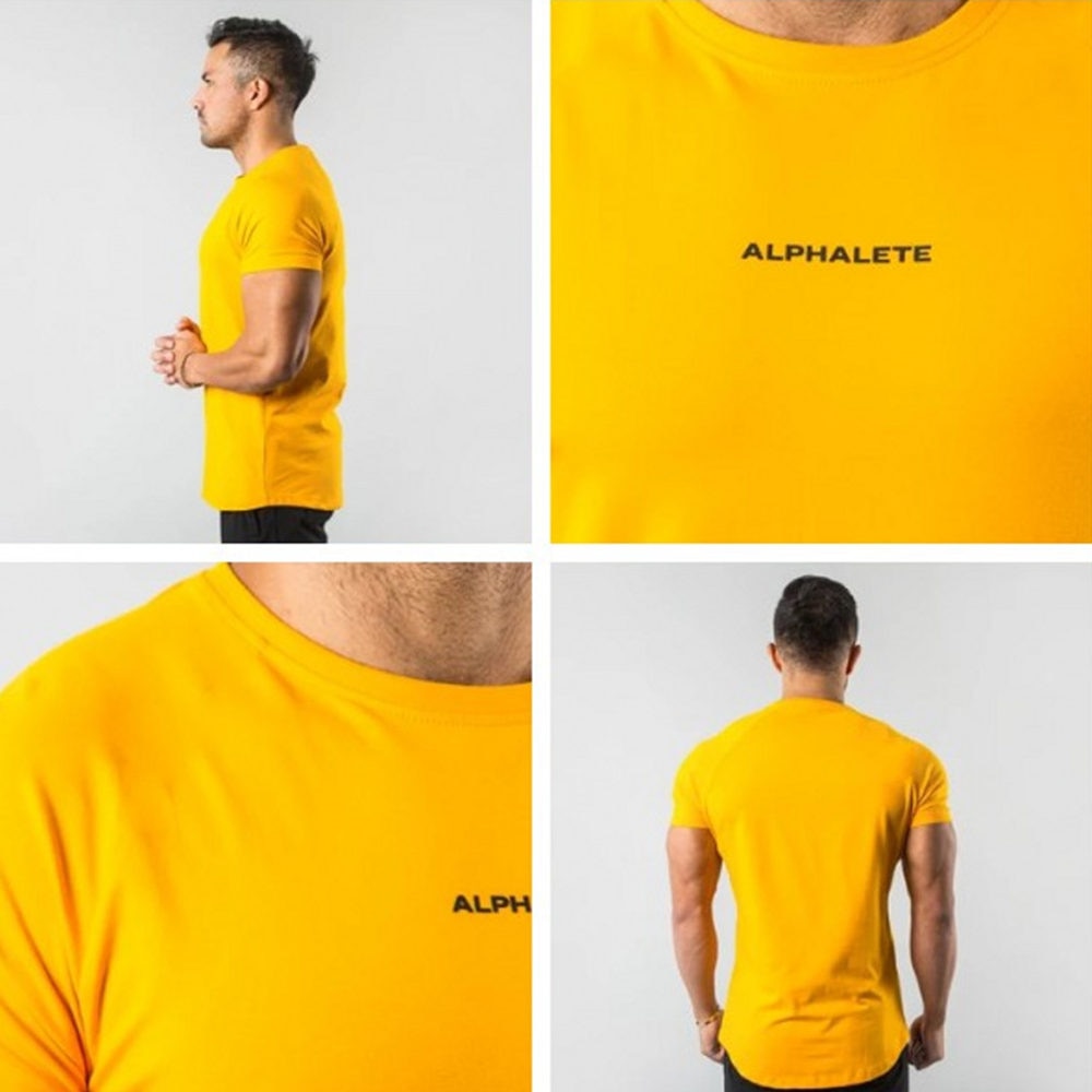 Getailleerd gym-T-shirt