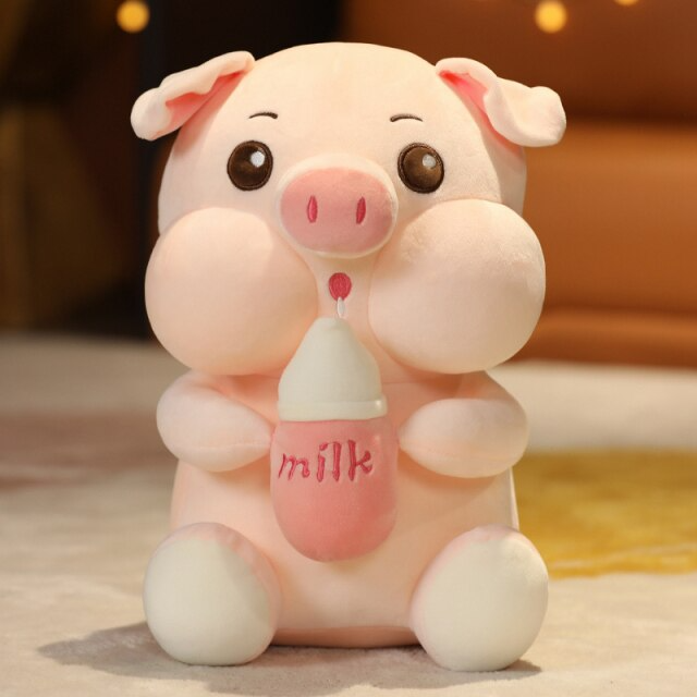 Peluche cochon géant Kawaii