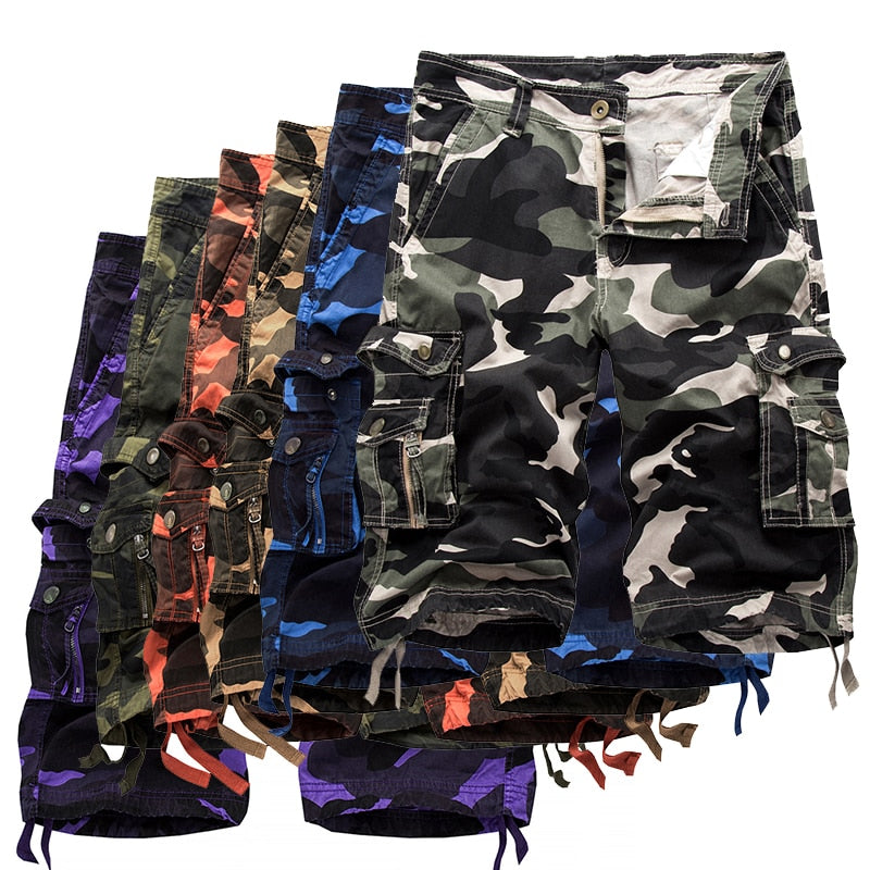 Military Cargo Shorts Men