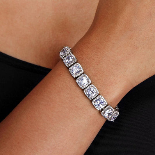 White Gold Tennis Bracelet