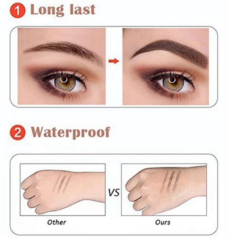 Waterproof Natural Eyebrow Pencil 3D 5 Color