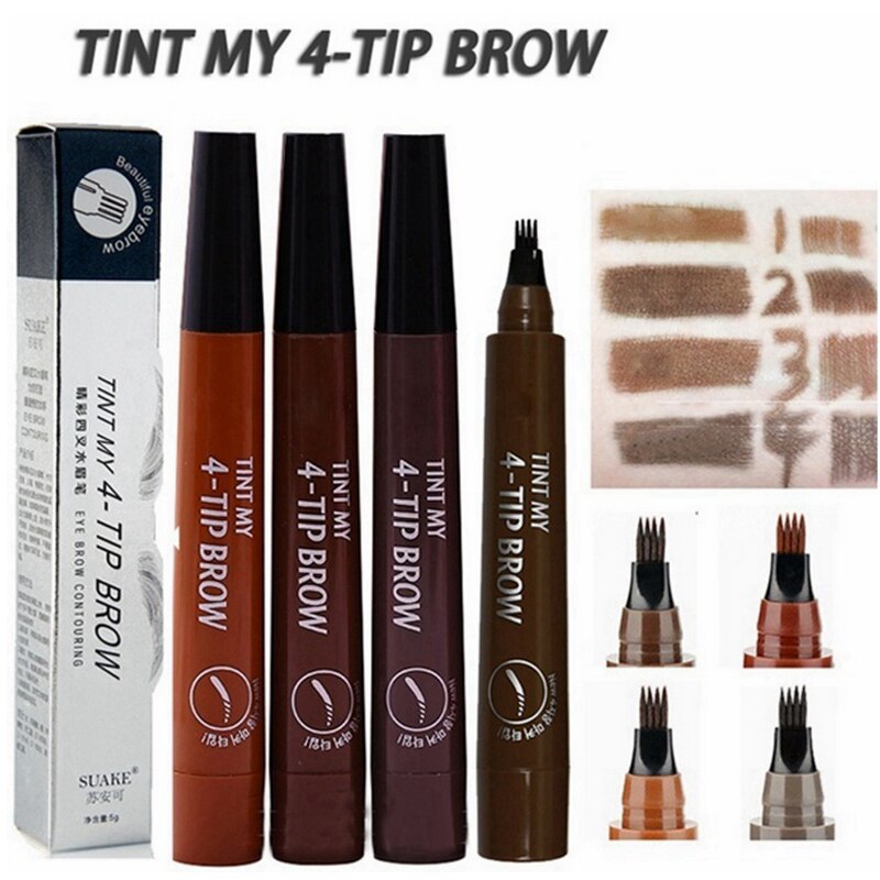 Waterproof Natural Eyebrow Pencil 3D 5 Color