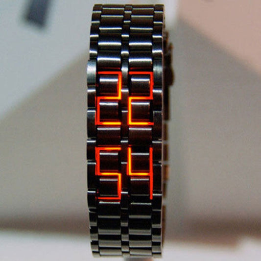 Lava Led-horloge waterdicht