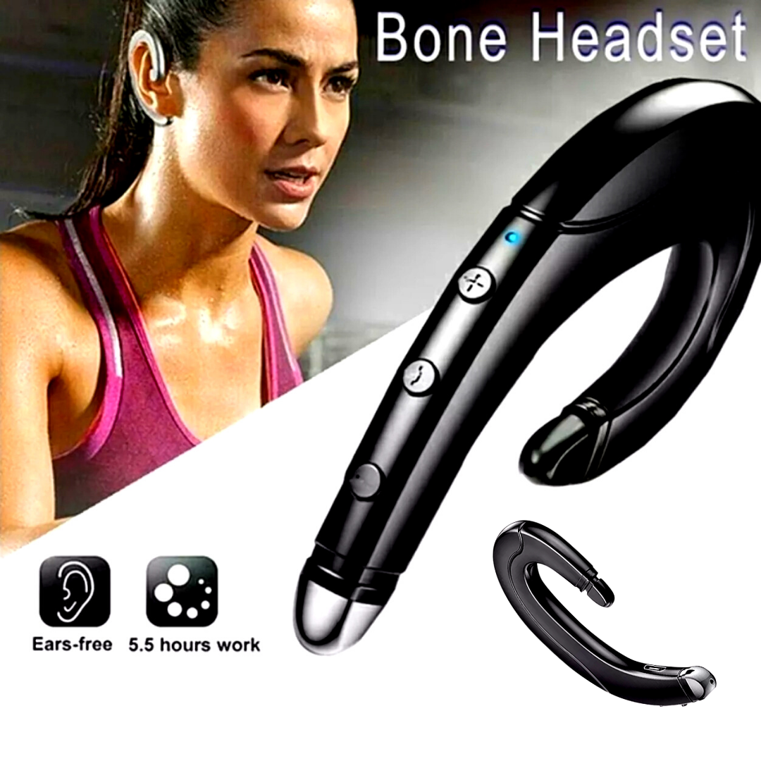 Silver Bone Conduction Earphones