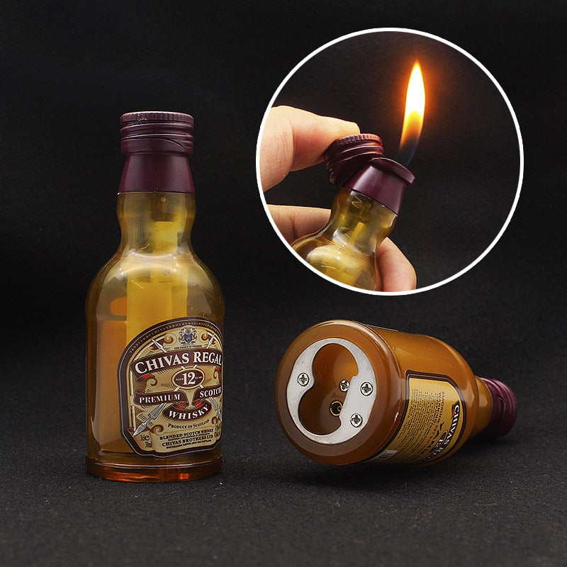 Briquet pour bouteille de whisky