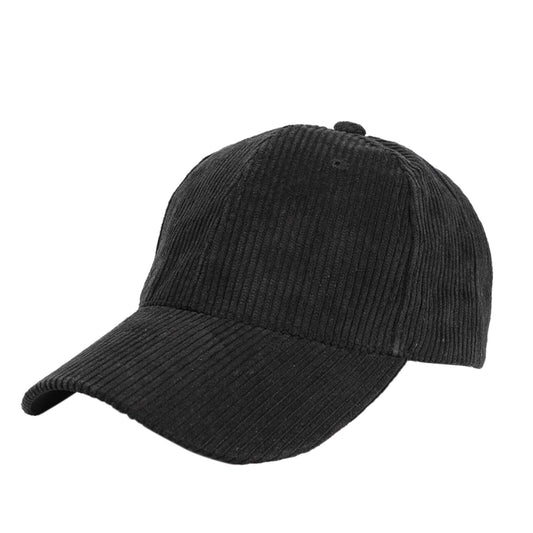 Zomer effen corduroy baseball caps