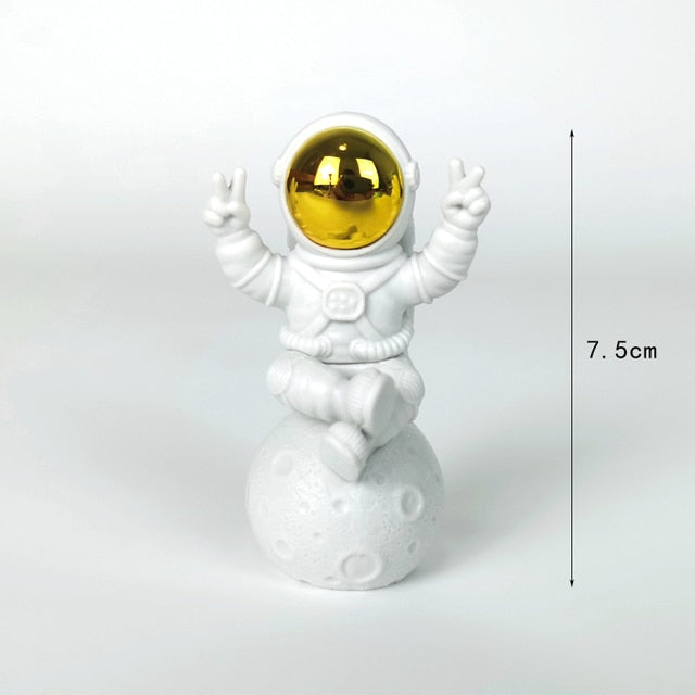 Astronaut en maan woondecoratieset