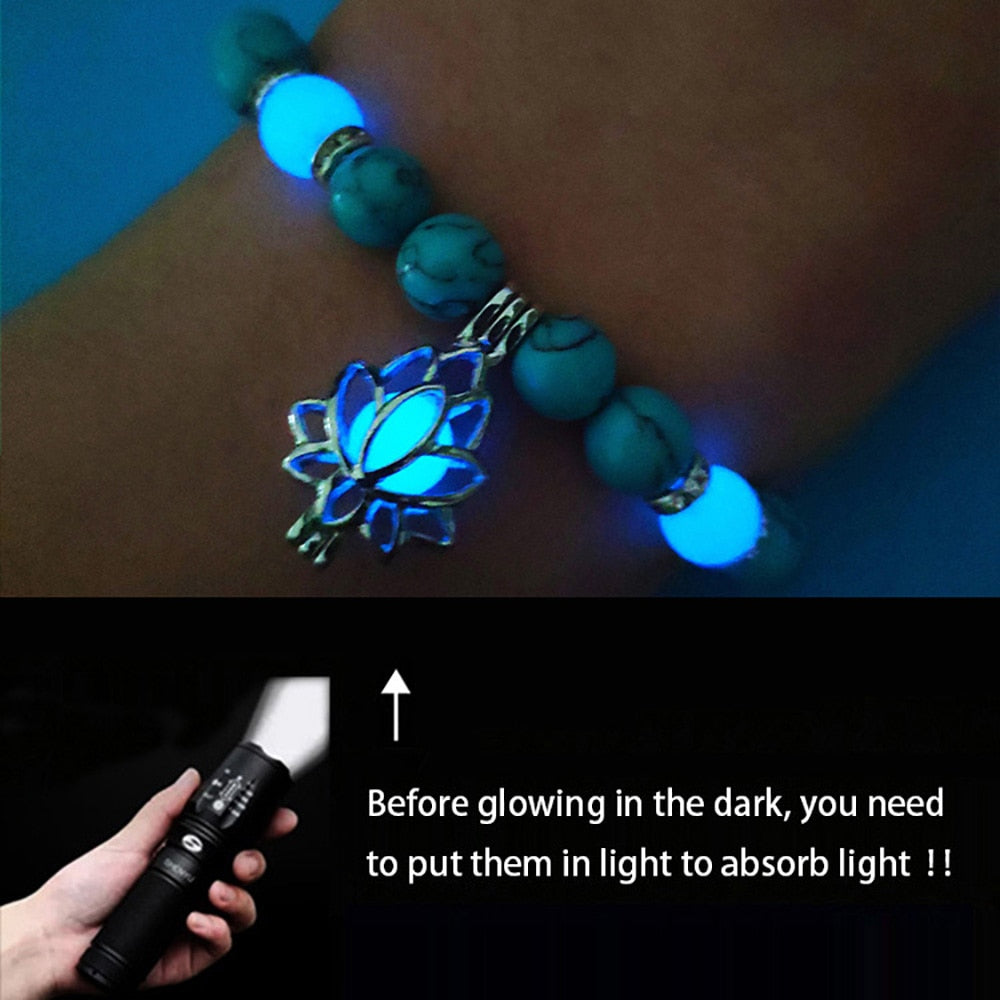 Glow in the Dark Charm Bracelets