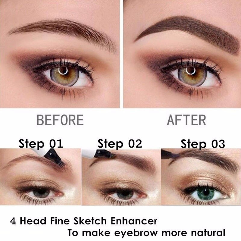 Waterproof Natural Eyebrow Pencil 3D 5 Color