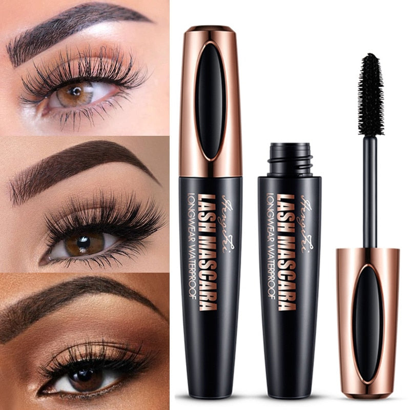 Silk Fiber Waterproof and Easy to Dry Mascara 4D