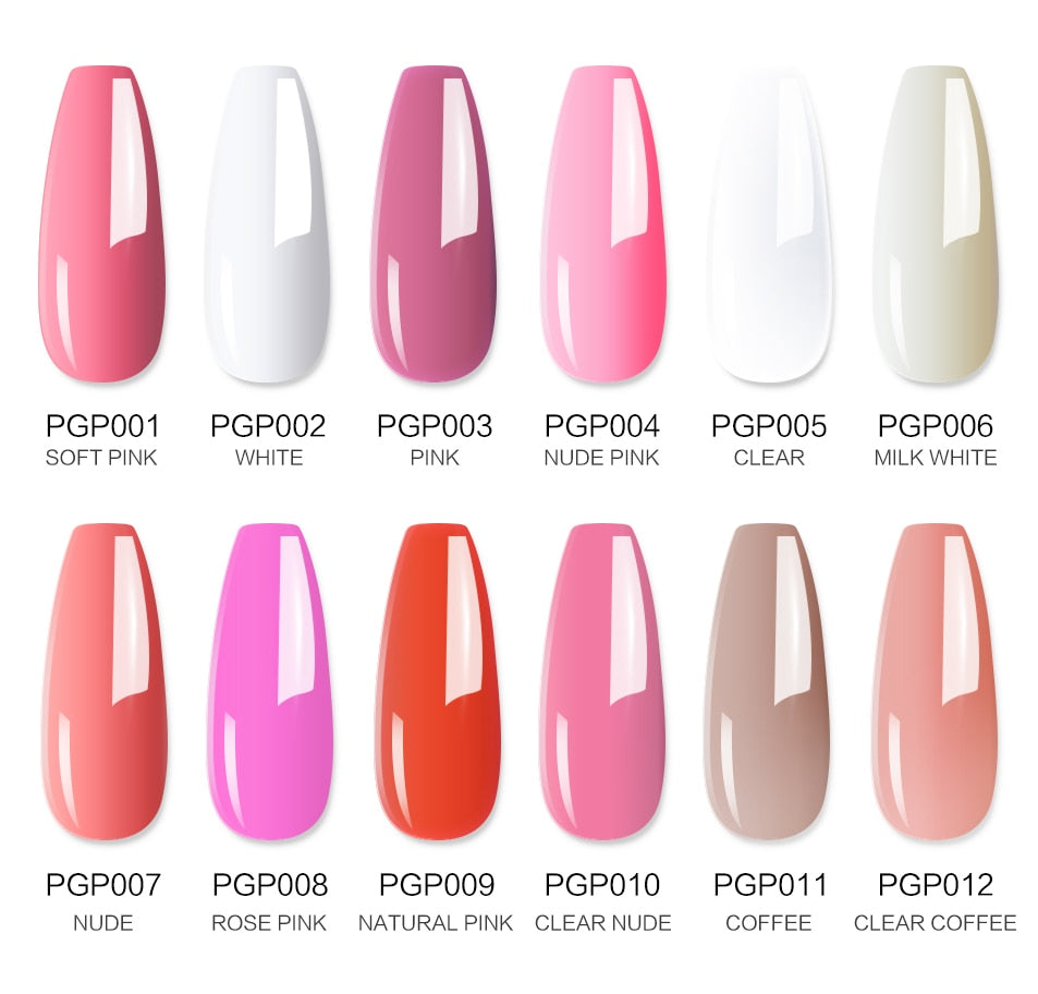 Poly nagelgelkit met 54W UV-lamp