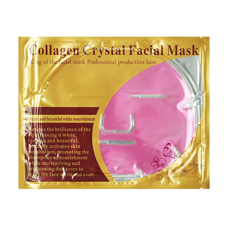 Masque facial hydratant au collagène et à l'or