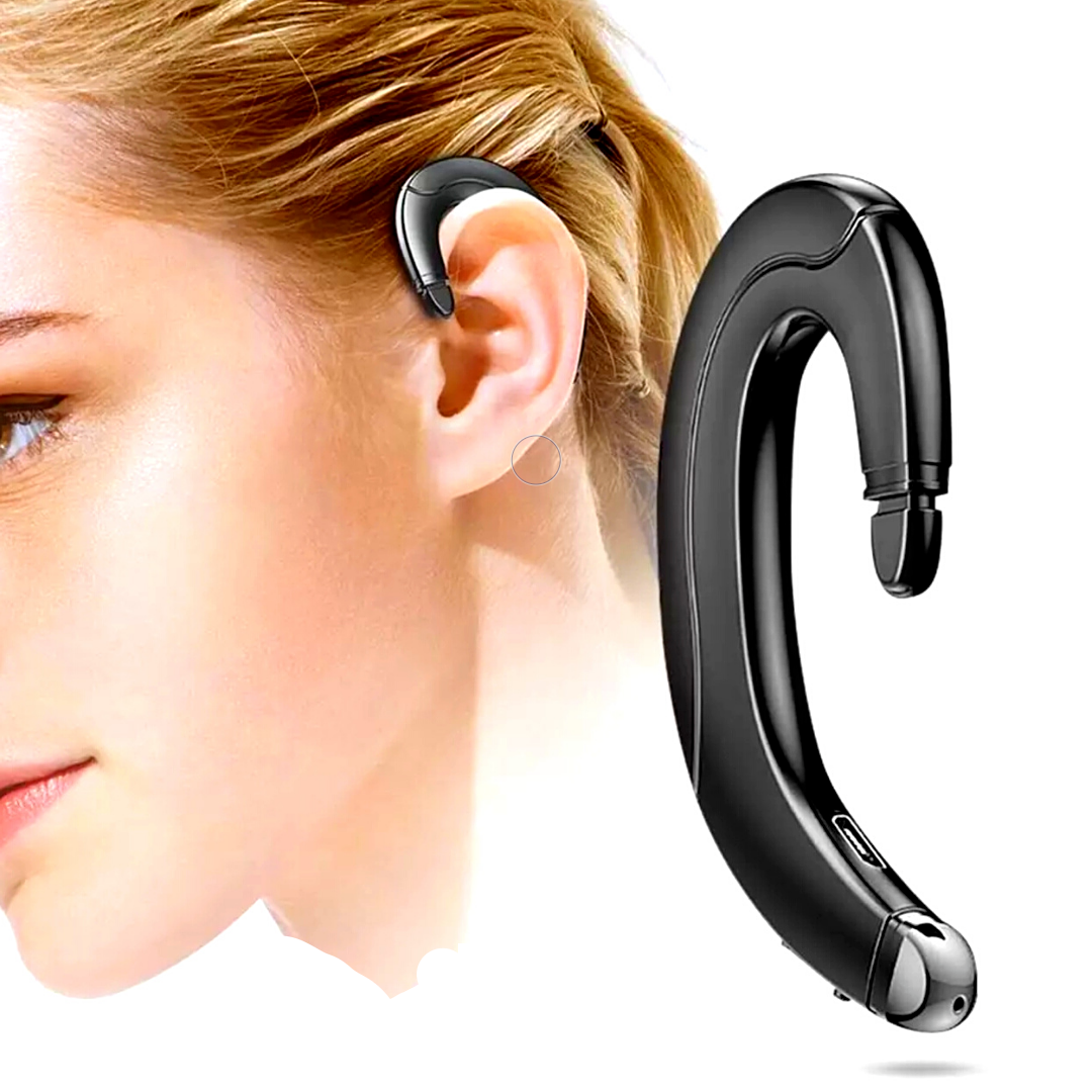 Silver Bone Conduction Earphones